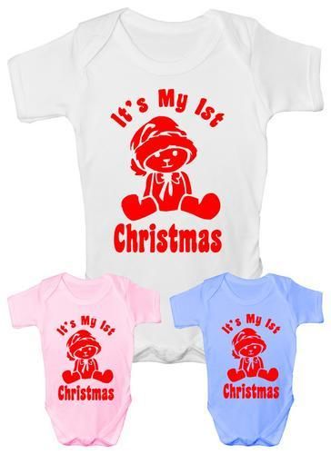 It's My 1st First Christmas Funny Baby Onesie Vest