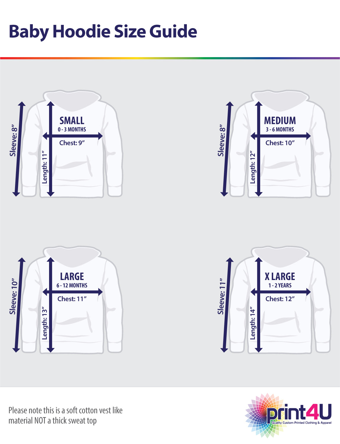 SIZE CHARTS