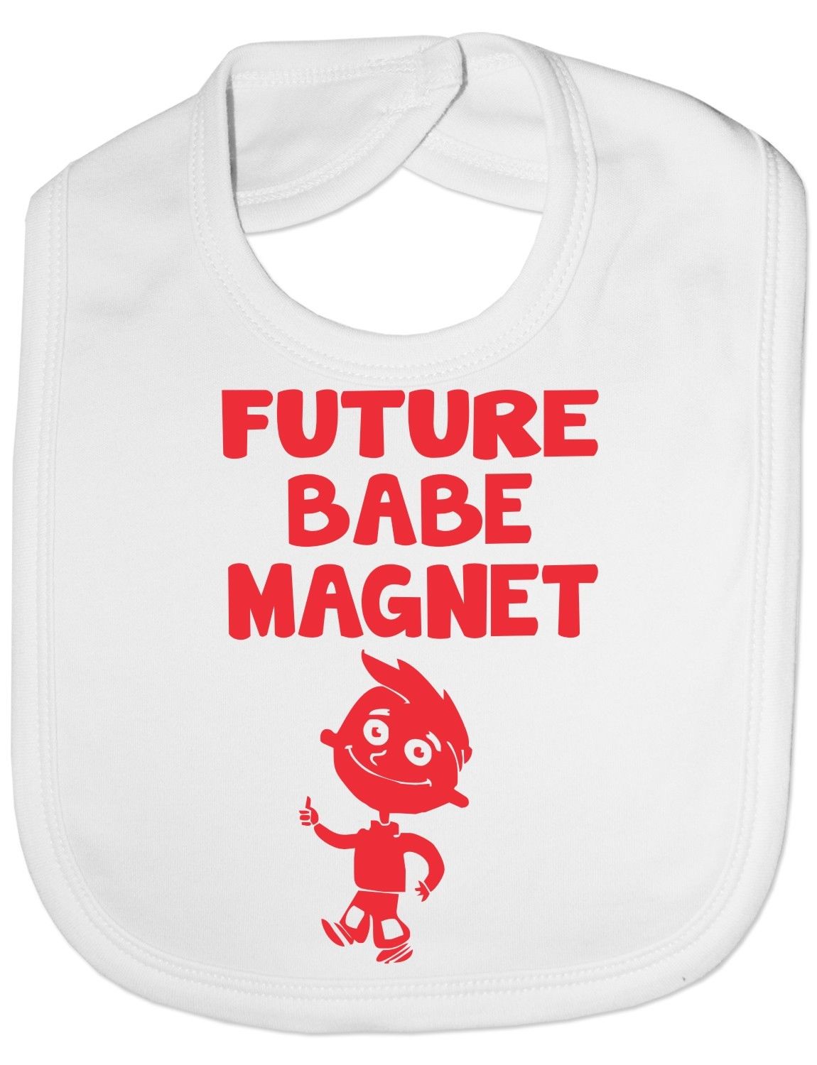 Future Babe Magnet Baby Bib