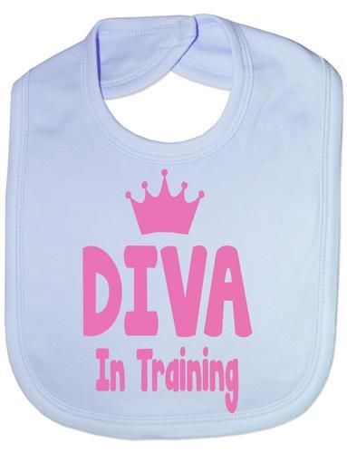 Diva In Training Baby Bib