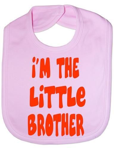 I'm The Little Brother Baby Bib