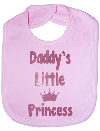Daddy's Little Princess Baby Bib