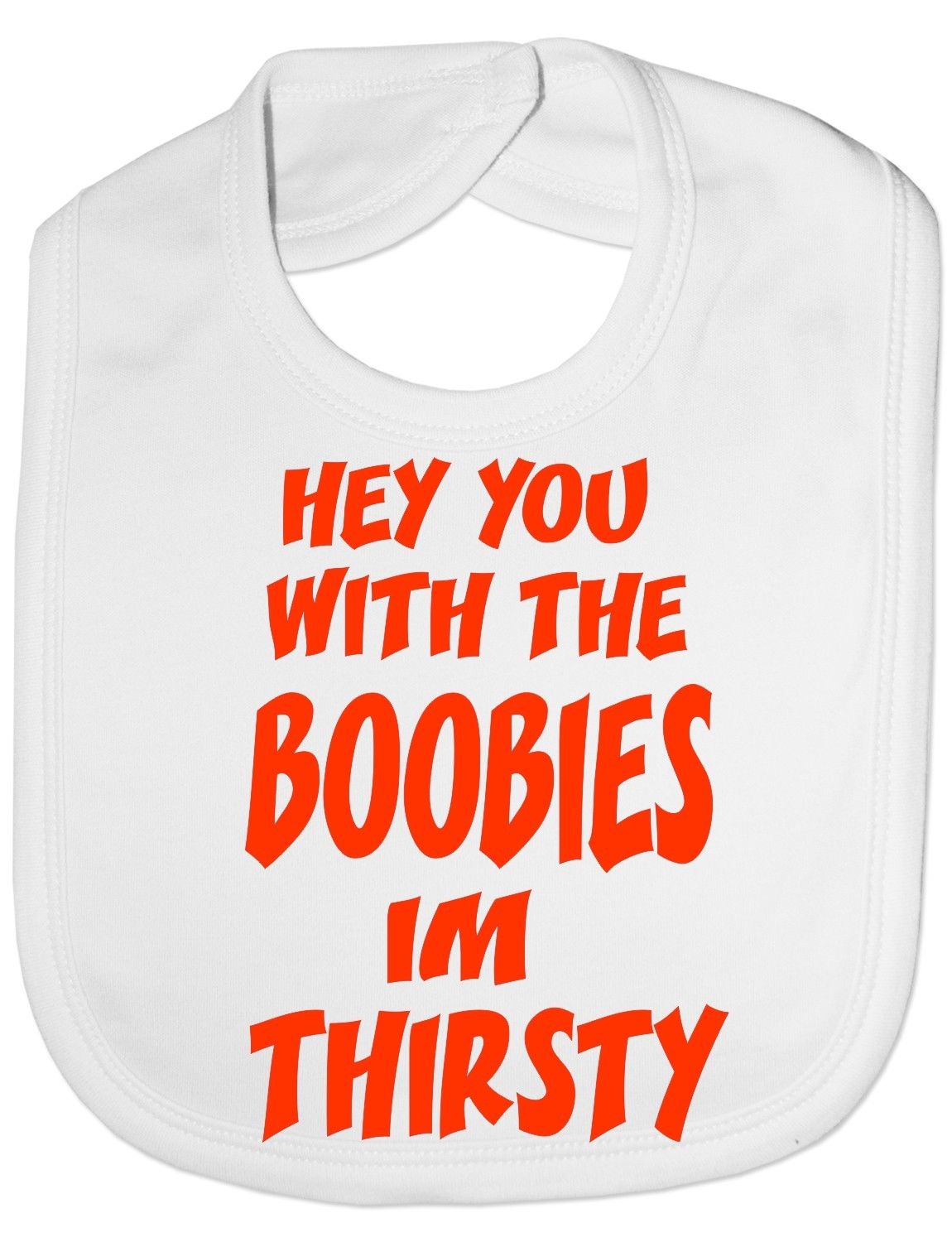 Hey You With The Boobies Baby Bib