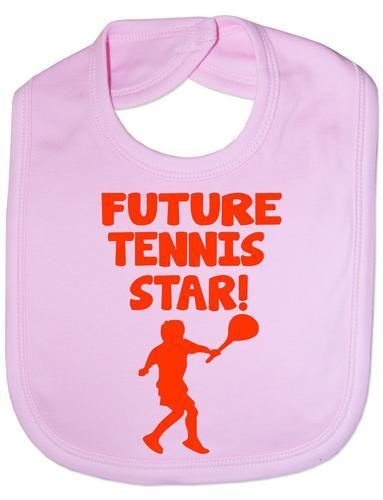 Future Tennis Star Baby Bib