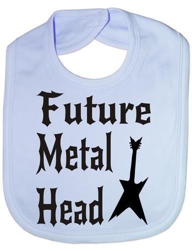 Future Metal Head Baby Bib
