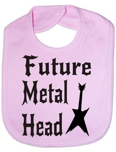 Future Metal Head Baby Bib