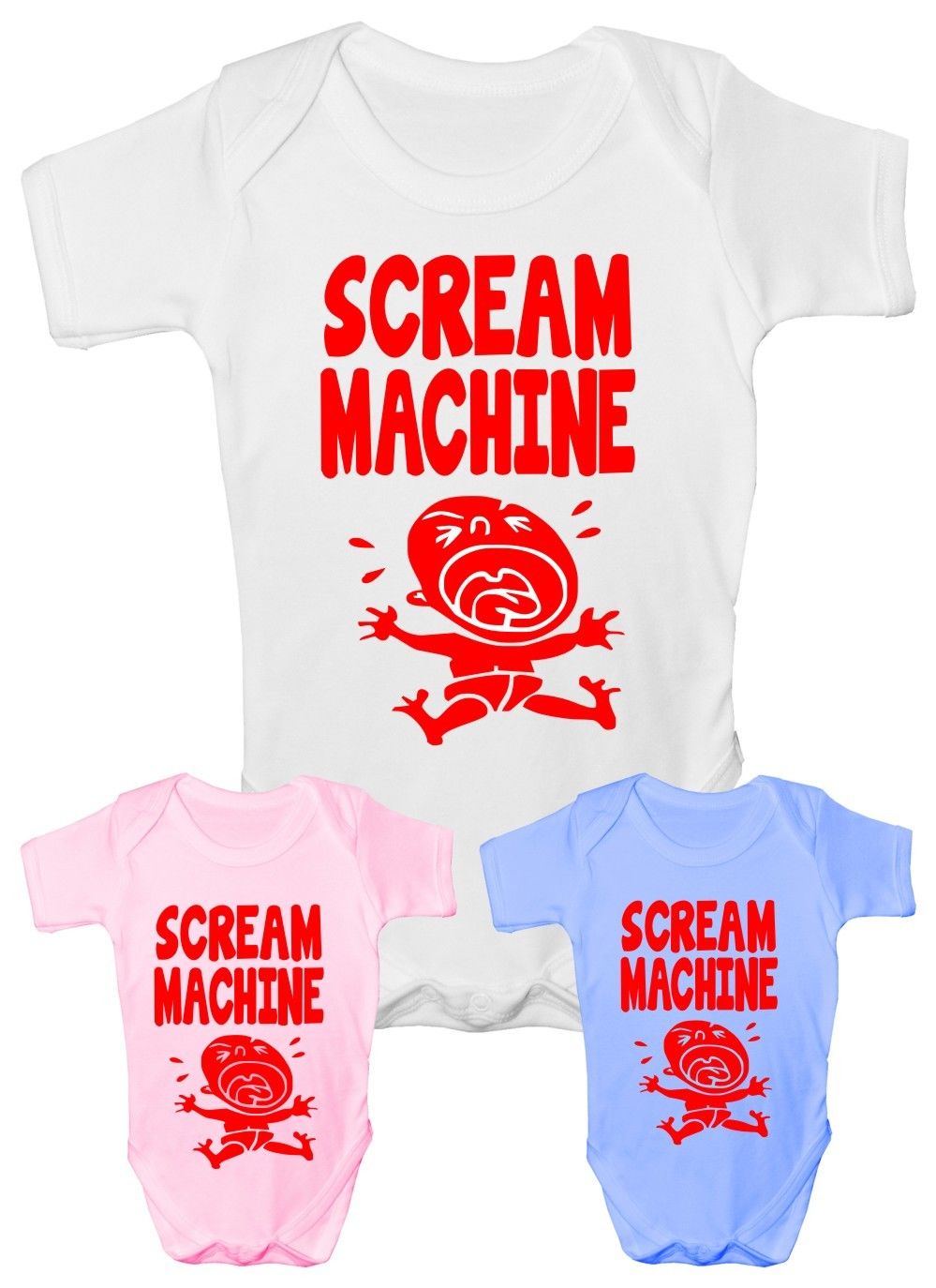 Scream Machine Baby Onesie Vest Babygrow