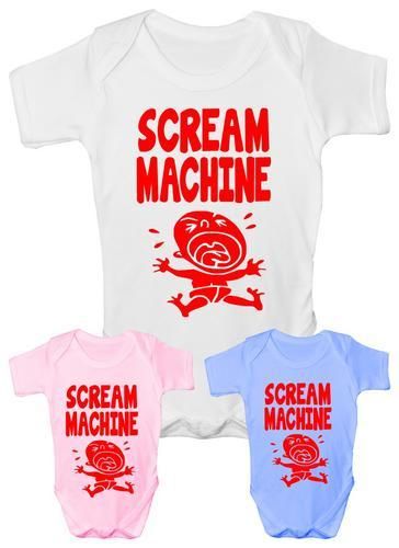 Scream Machine Baby Onesie Vest Babygrow