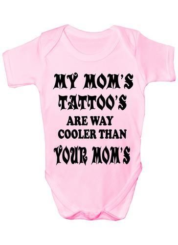 My Mom's Tattoo's Baby Onesie Vest Babygrow