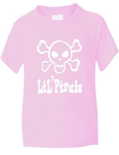 Lil' Pirate / Skull & Crossbones Boys Girls T-Shirt