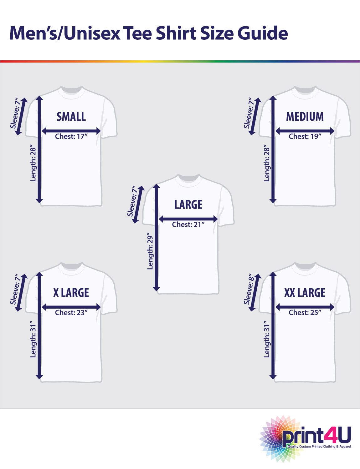 SIZE CHARTS