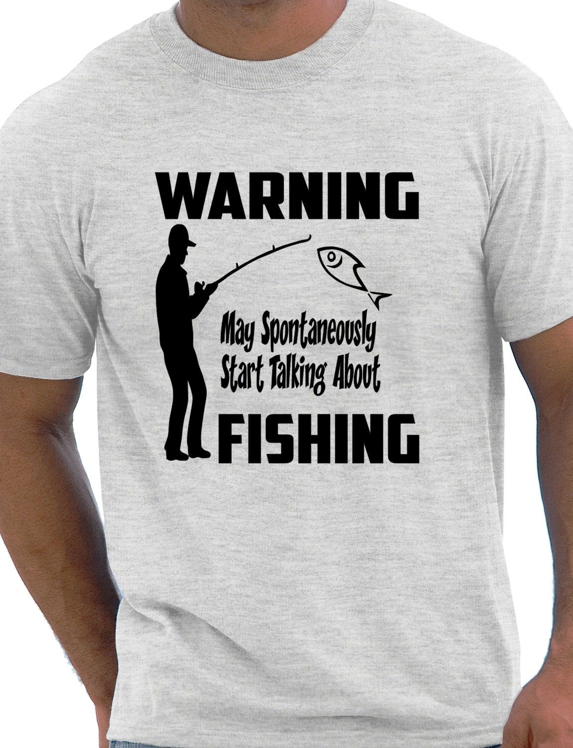 Warning May Talk About Fishing T-Shirt