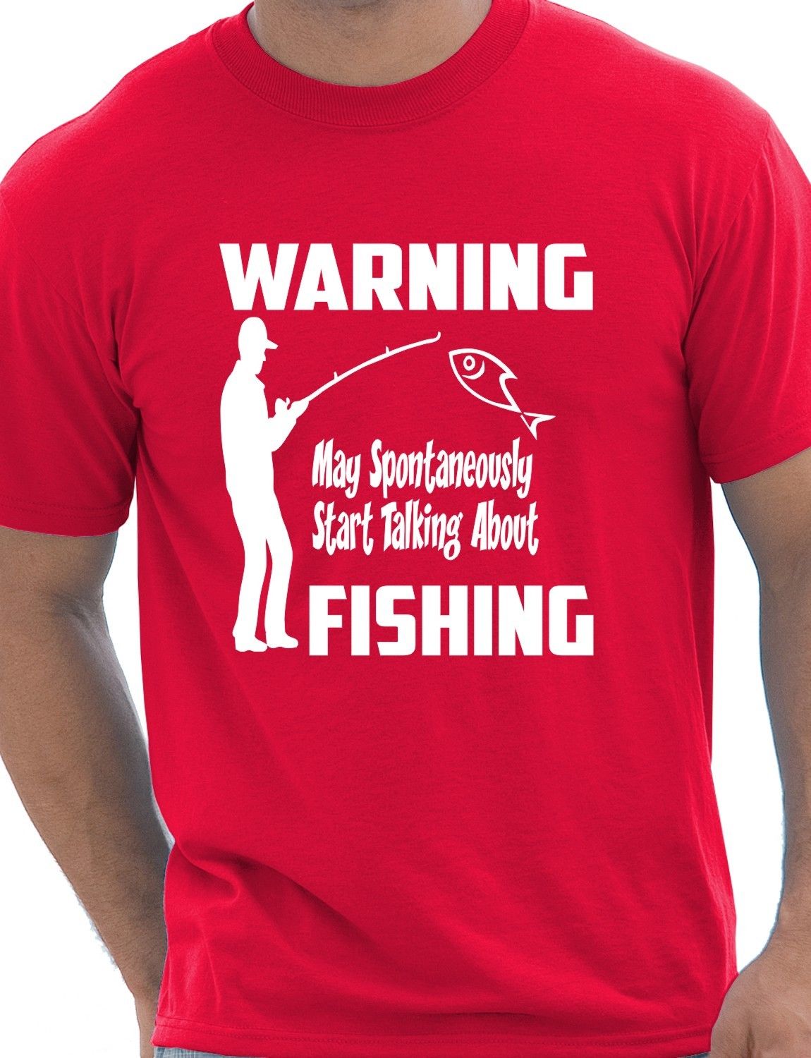 Warning May Talk About Fishing T-Shirt