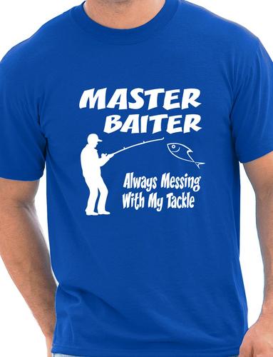 Master Baiter Mens Fishing T-Shirt