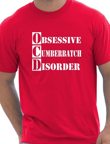 Obsessive Cumberbatch Disorder Sherlock Holmes T-Shirt