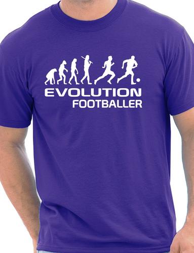 Evolution Of Footballer T-Shirt