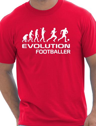 Evolution Of Footballer T-Shirt