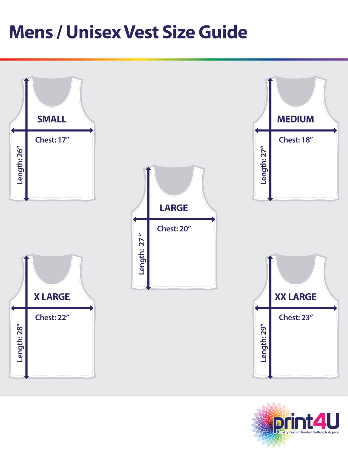 SIZE CHARTS