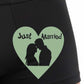 Just Married Boxer Short Mens Black Fun Dog Lovers Gift For Men