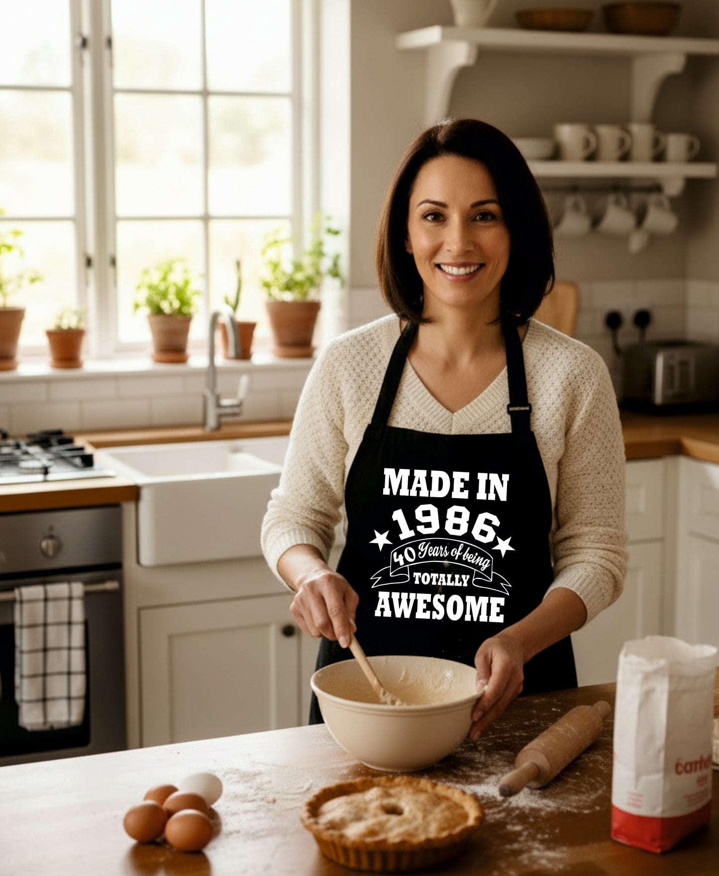 Made In 1986 - 40 Years of Being Totally Awesome BBQ Apron