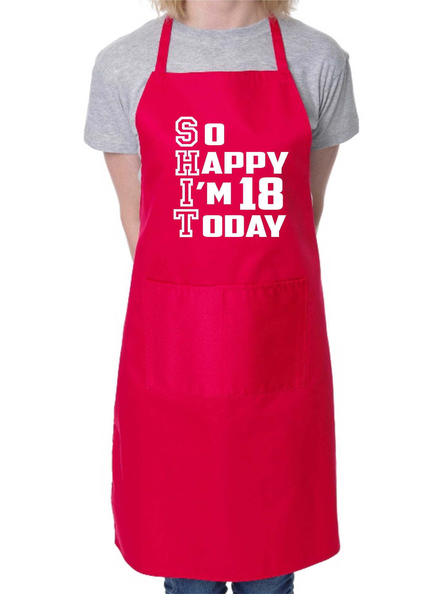 Apron Funny 18th Birthday Gift For Men & Ladies Turning 18 Present
