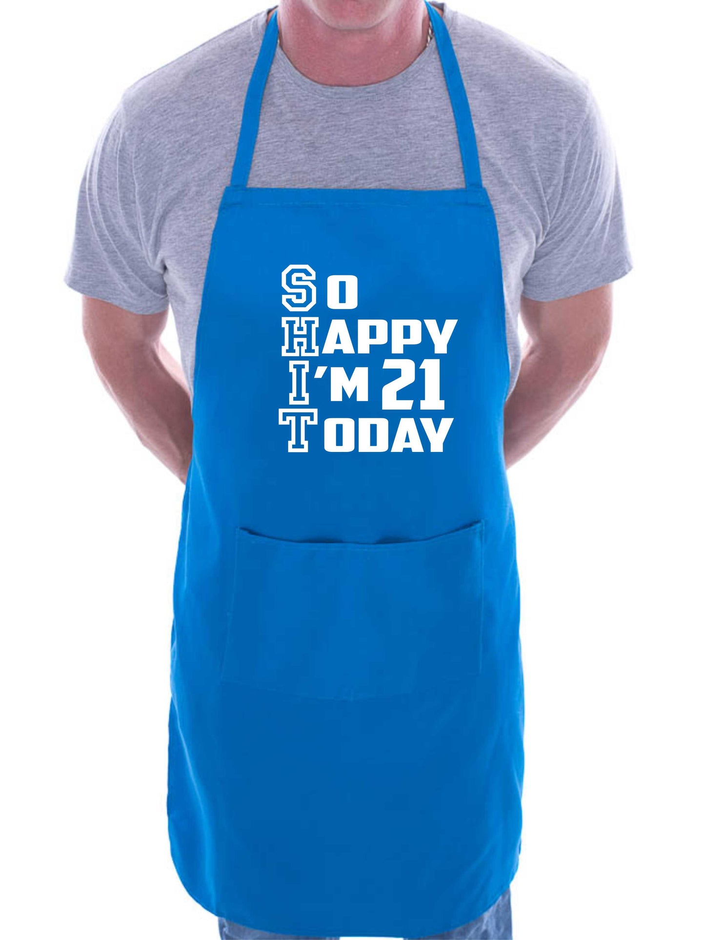 Apron Funny 21st Birthday Gift For Men & Ladies Turning 21 Present