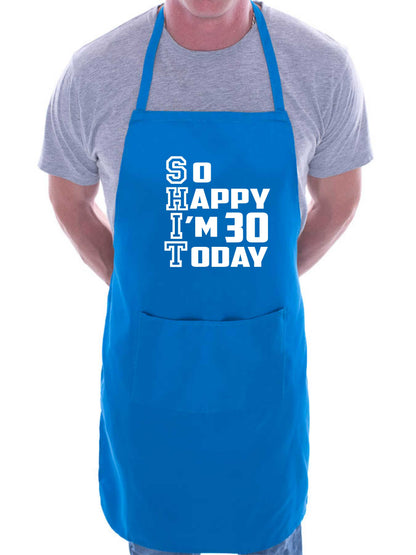 Apron Funny 30th Birthday Gift For Men & Ladies Turning 30 Present