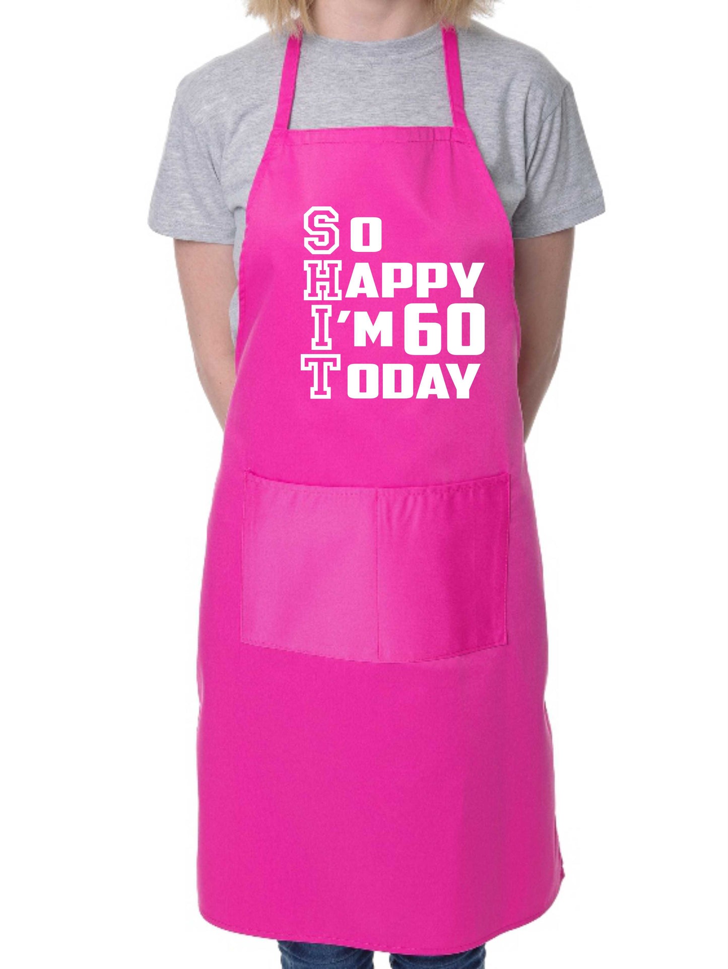 Apron Funny 60th Birthday Gift For Men & Ladies Turning 60 Present