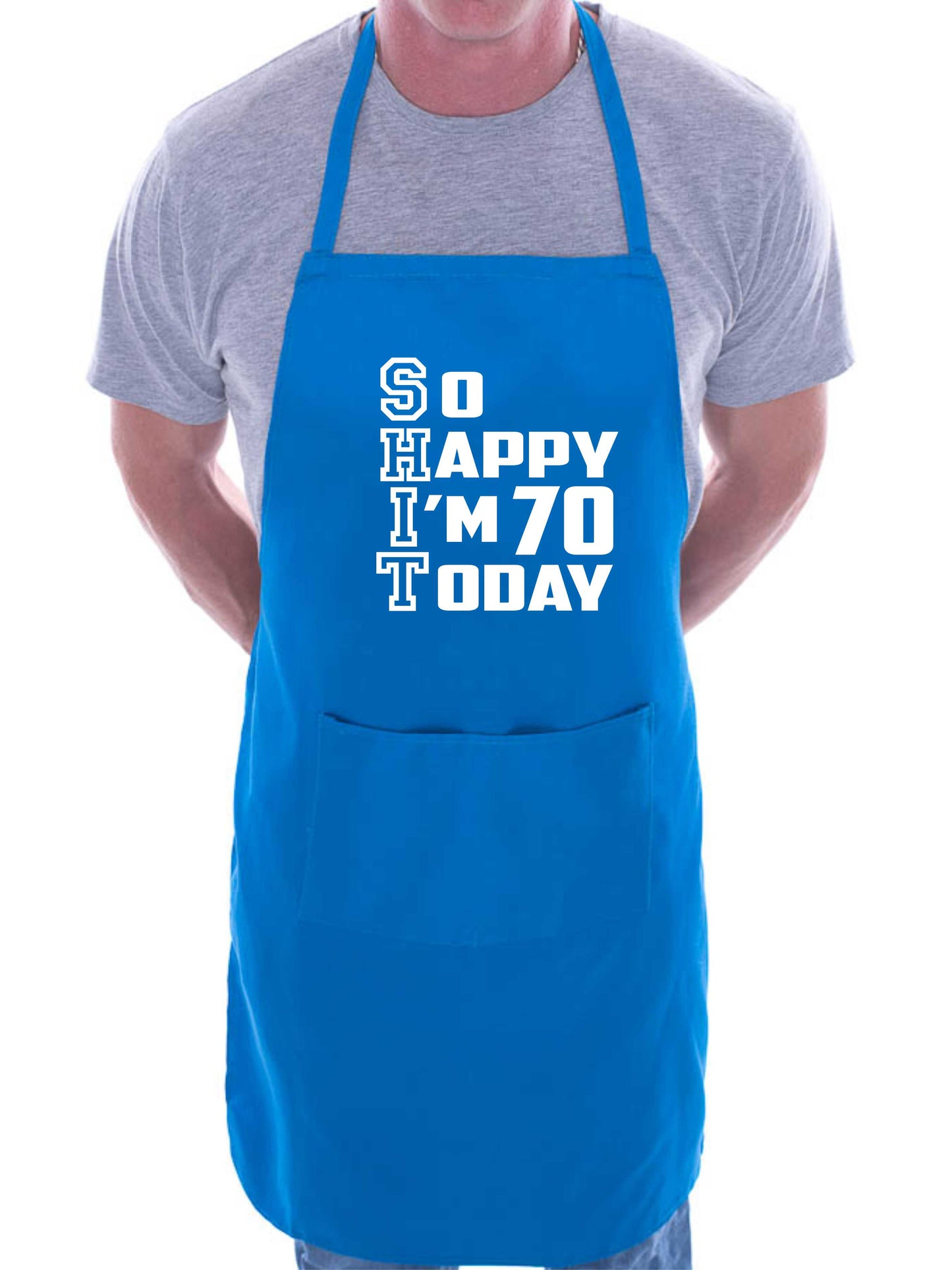 Apron Funny 70th Birthday Gift For Men & Ladies Turning 70 Present