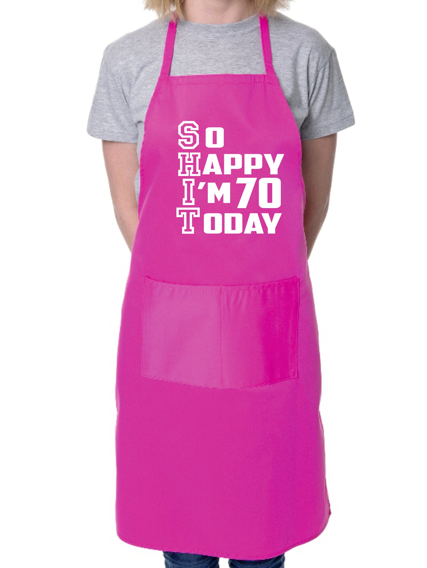Apron Funny 70th Birthday Gift For Men & Ladies Turning 70 Present