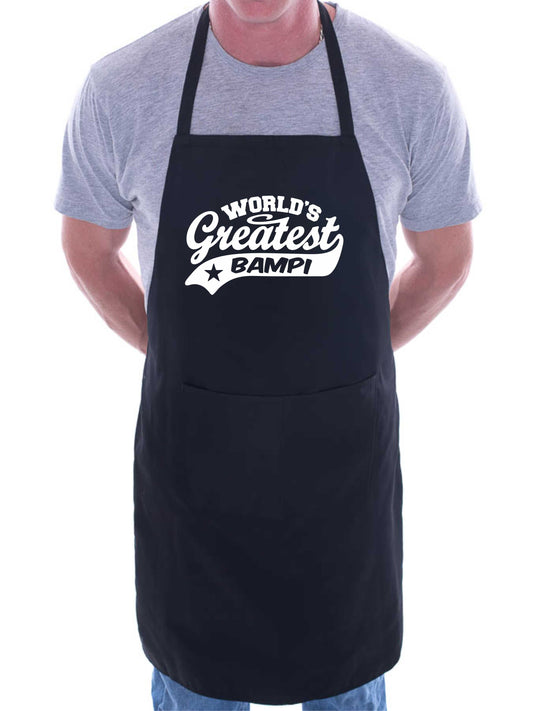 Apron Greatest Bampi Gift For Him Birthday Father's Day Present
