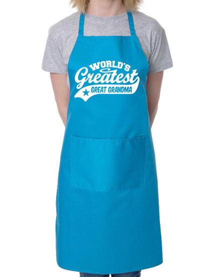 Apron Greatest Great Grandma Gift For Her Birthday Mother's Day Present