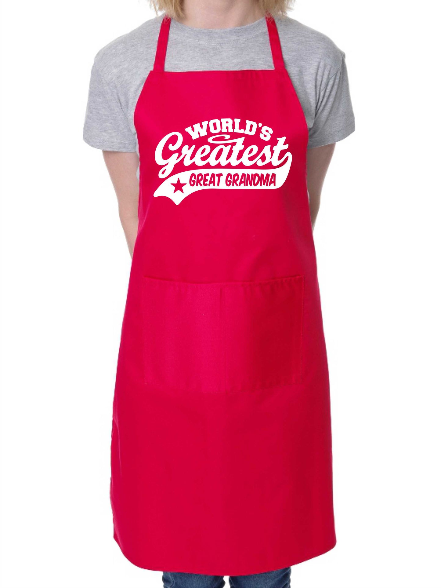 Apron Greatest Great Grandma Gift For Her Birthday Mother's Day Present