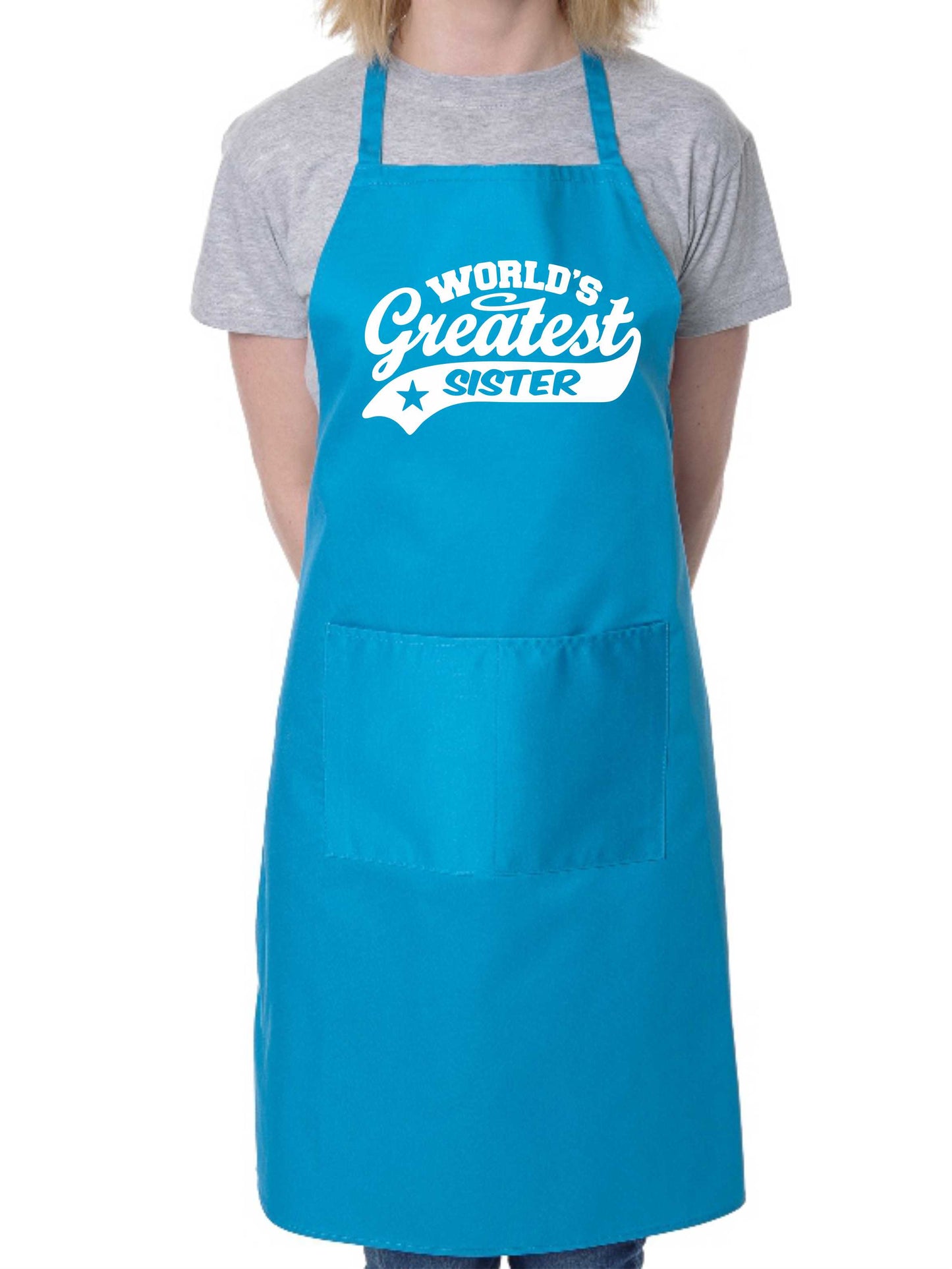 Apron Greatest Sister Gift For Her Birthday Mother's Day Present