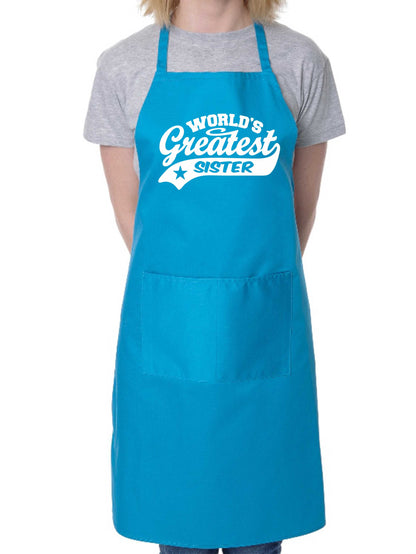 Apron Greatest Sister Gift For Her Birthday Mother's Day Present