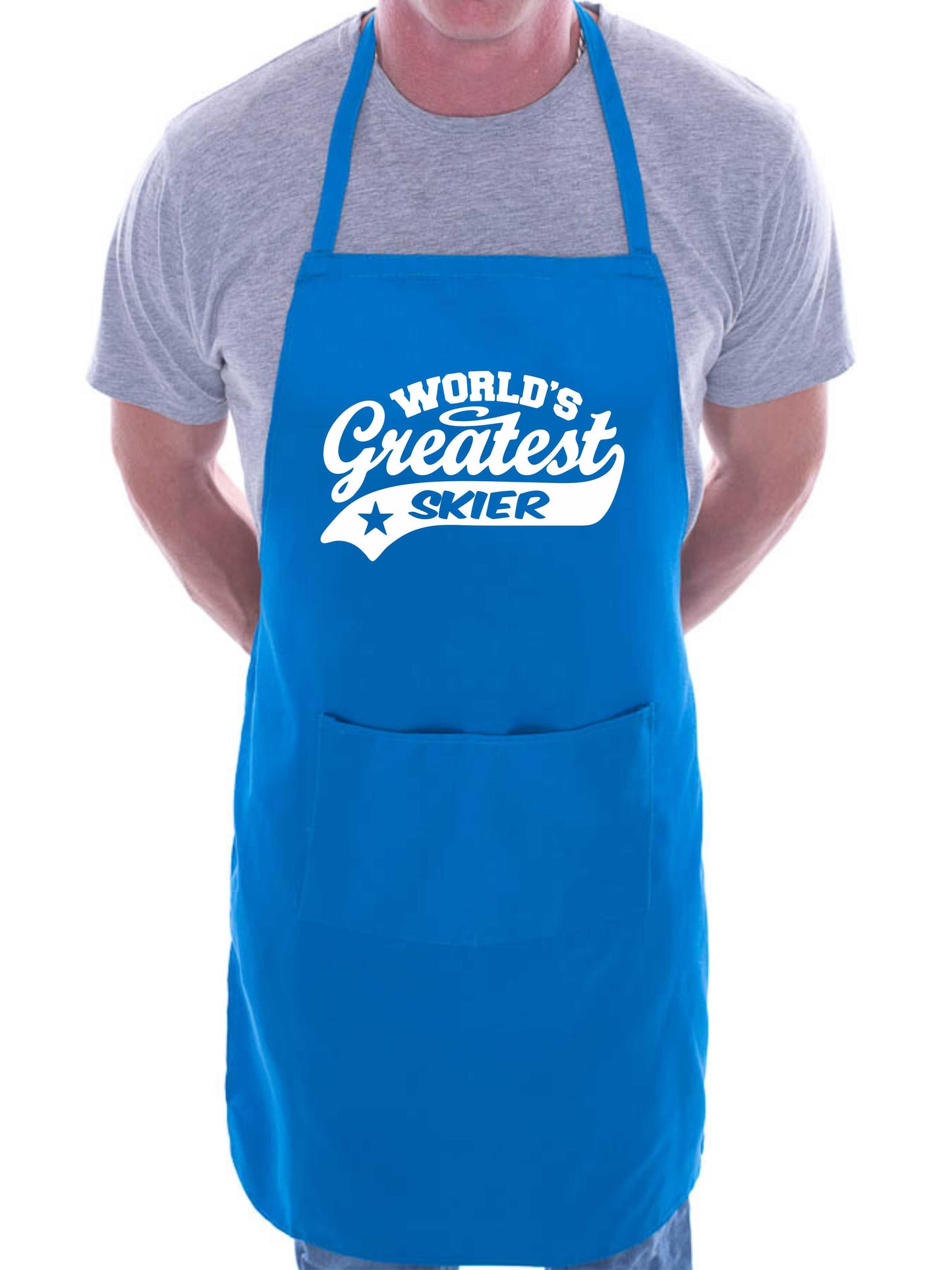 Apron Greatest Skier Gift For Him Gift for Her Skiing Birthday