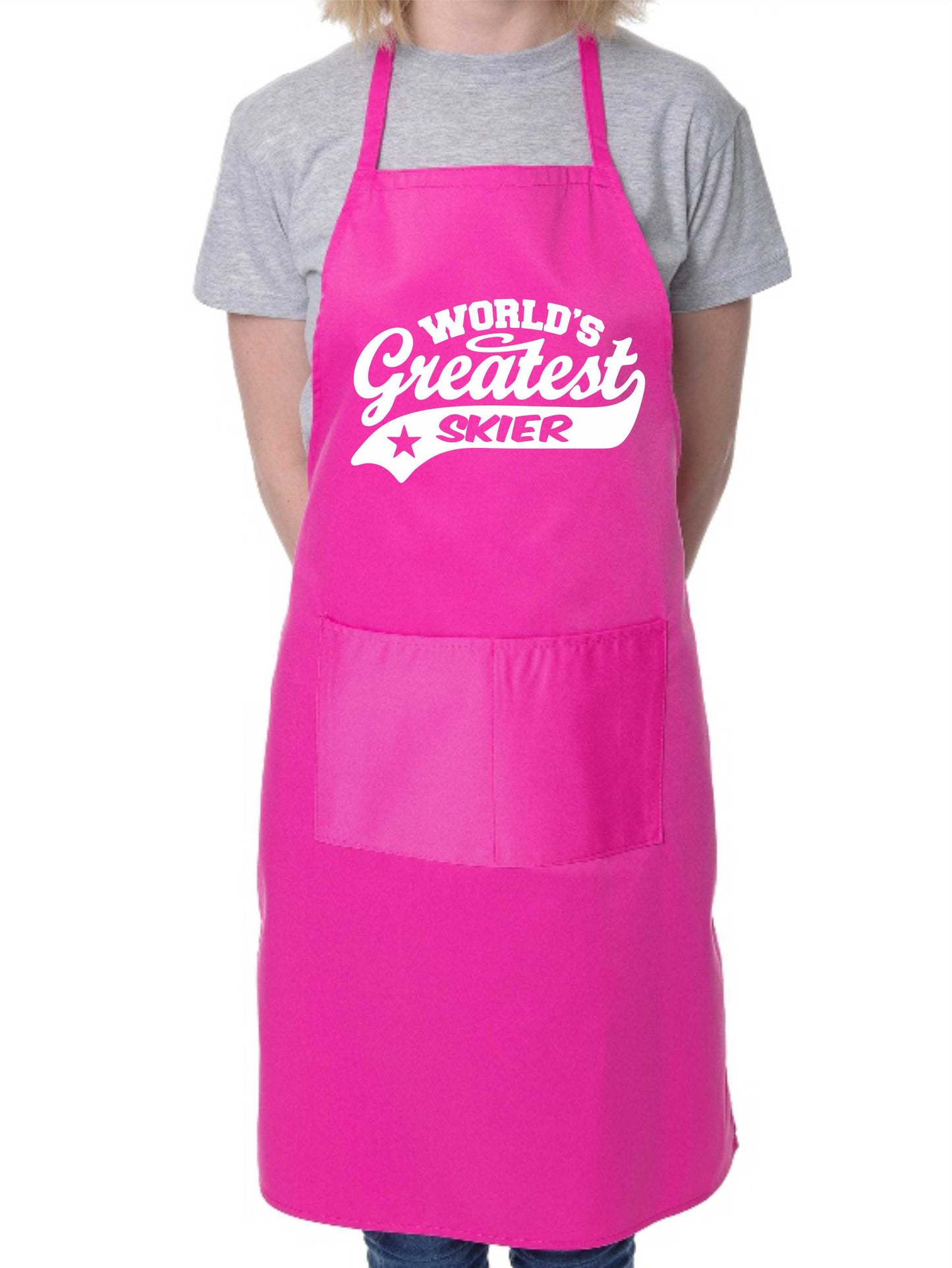 Apron Greatest Skier Gift For Him Gift for Her Skiing Birthday