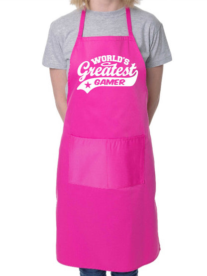 Apron Greatest Gamer Gift For Her Gift For Him Funny Birthday Present