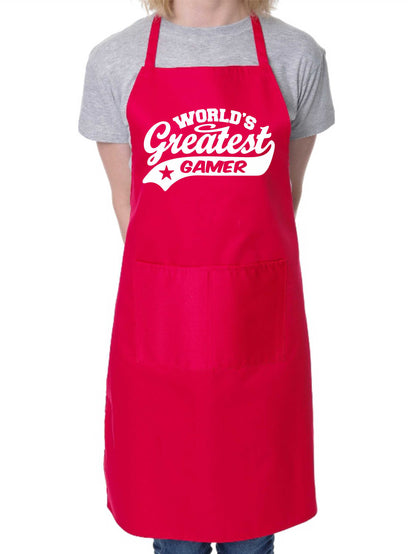 Apron Greatest Gamer Gift For Her Gift For Him Funny Birthday Present