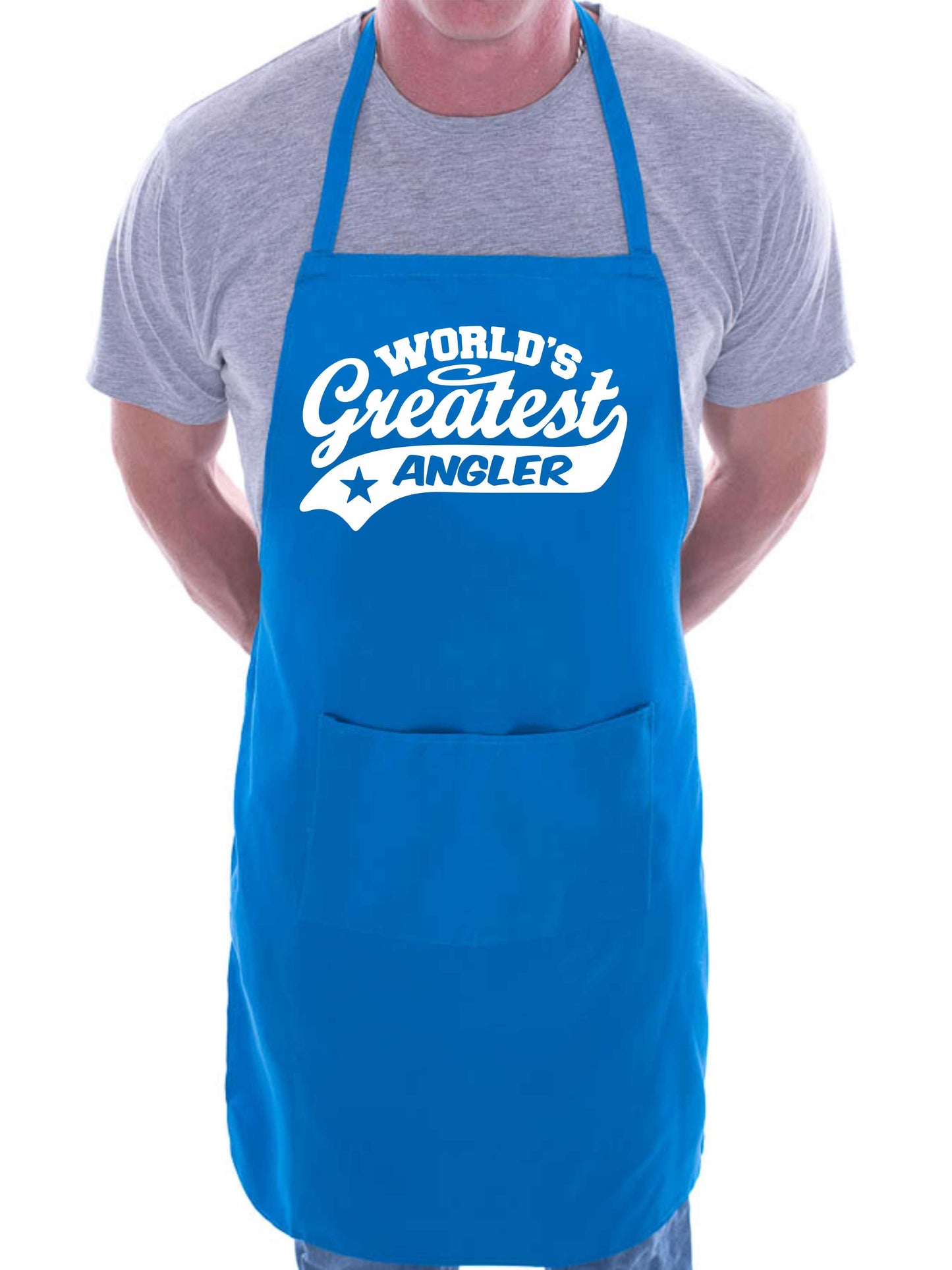 Apron Greatest Angler Gift For Her Gift For Him Fishing Funny Birthday Present