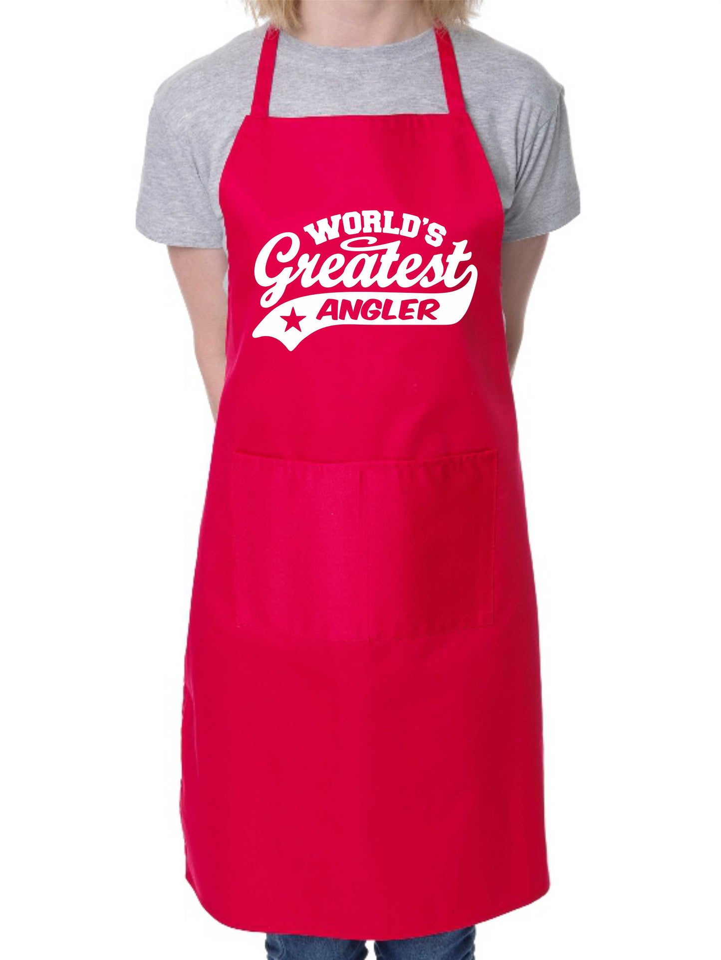 Apron Greatest Angler Gift For Her Gift For Him Fishing Funny Birthday Present