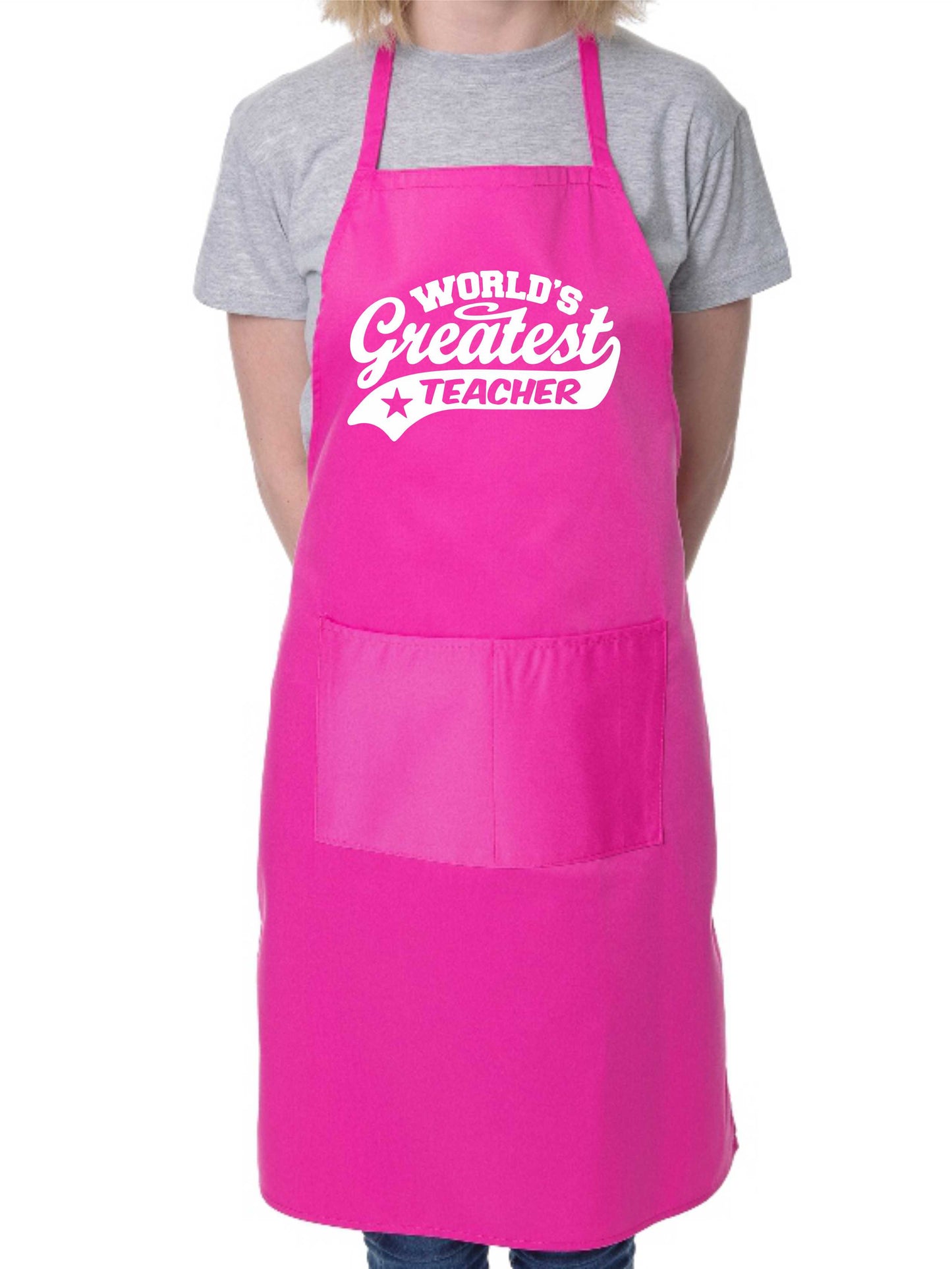 Apron Greatest Teacher Gift For Her Gift For Him Funny Birthday Present