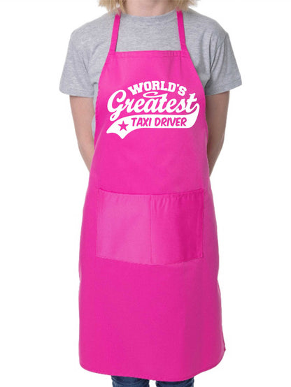 Apron Greatest Taxi Driver Gift For Her Gift For Him Funny Birthday Present
