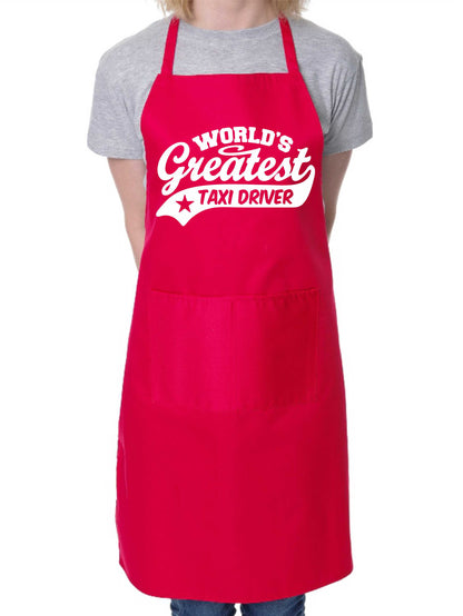 Apron Greatest Taxi Driver Gift For Her Gift For Him Funny Birthday Present
