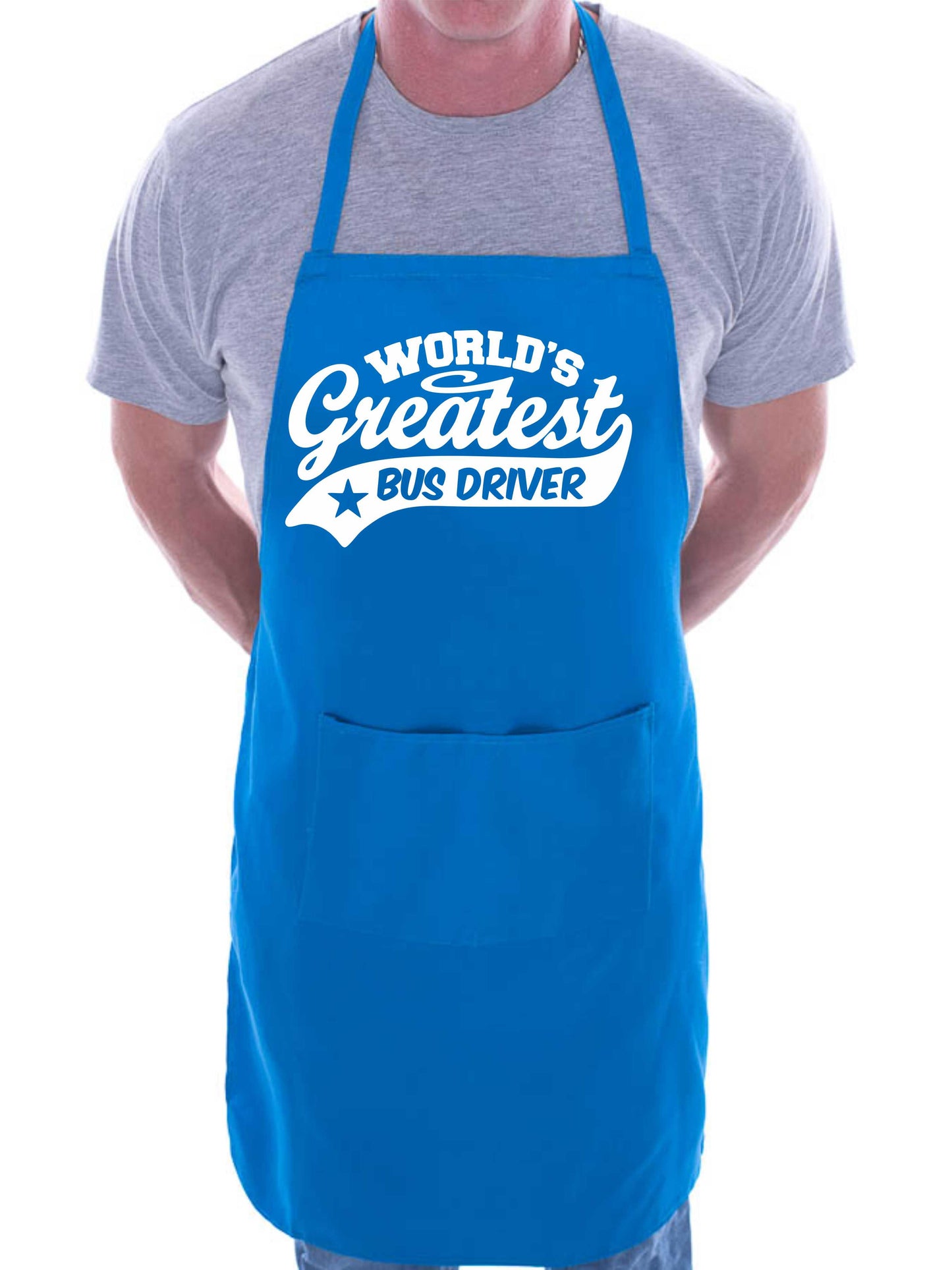 Apron Greatest Bus Driver Gift For Her Gift For Him Funny Birthday Present