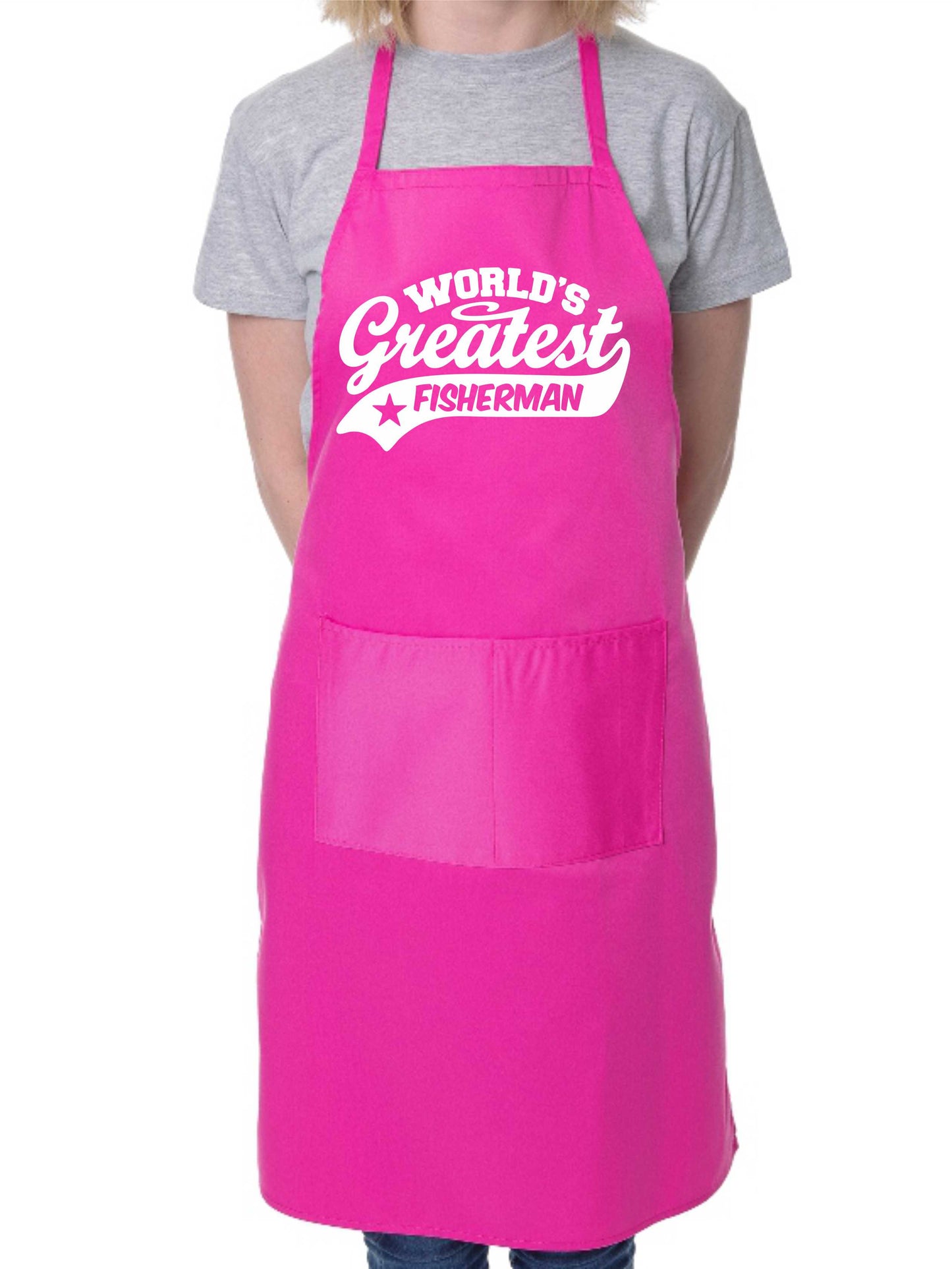 Apron Greatest Fisherman Gift For Her Gift For Him Fishing Birthday Present