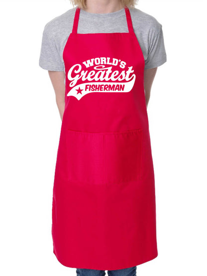 Apron Greatest Fisherman Gift For Her Gift For Him Fishing Birthday Present
