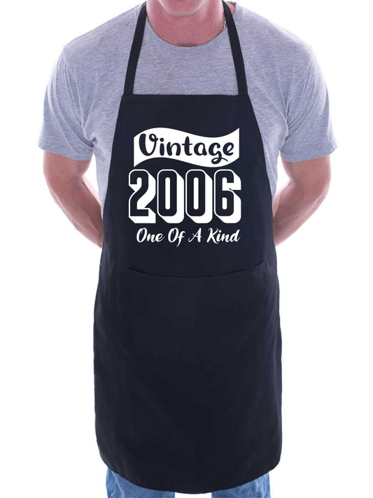 Vintage Birthday 2006 18th Birthday Funny Apron Baking BBQ