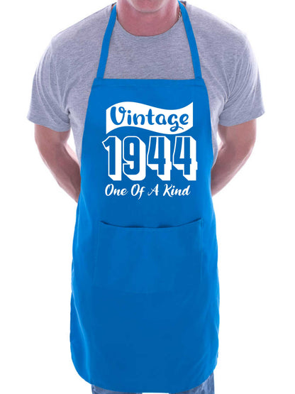 80th Birthday Vintage 1944 Age 80 Funny Apron Baking BBQ