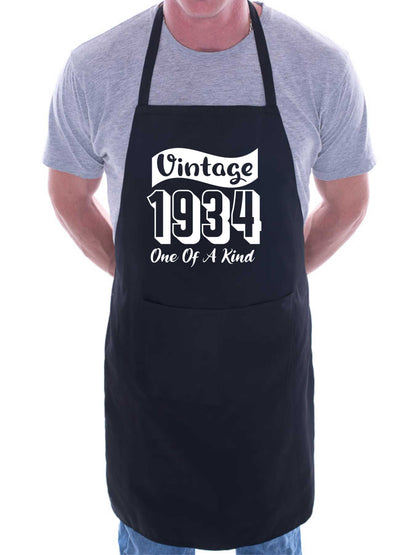 Vintage Birthday 1934 90th Birthday Funny Apron Novelty Baking BBQ